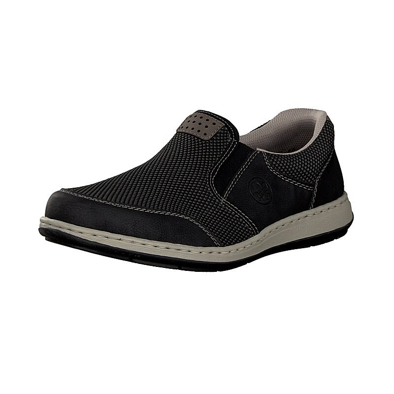 Slip On Rieker 17363-00 Para Homem - Pretas